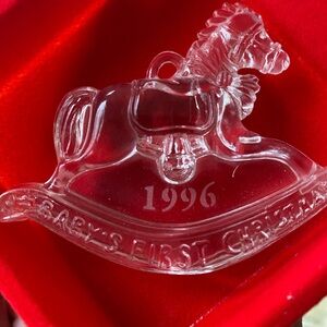 Gorham 1996 Baby's First Christmas Ornament